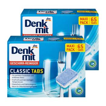 Denkmit 全效洗碗清潔錠 65顆/盒 二盒組 (洗碗機專用)