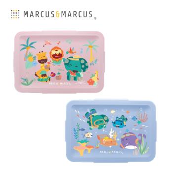 【MARCUS&MARCUS】動物樂園輕巧分隔密封餐盒(2色任選)