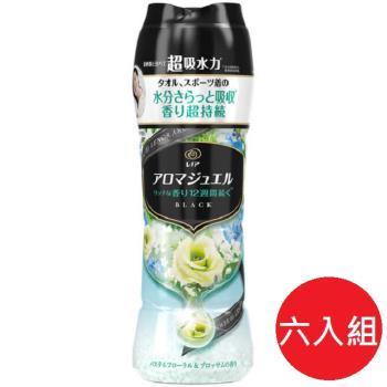 日本 P&G LENOR 柔順清香衣物香香豆 溫和花香470ml*六入組