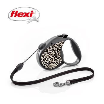 德國Flexi飛萊希-標準款時尚豹紋(索狀)S(FLSC)