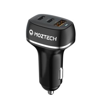 MOZTECH | PD3.0/48W快充三孔車用充電器