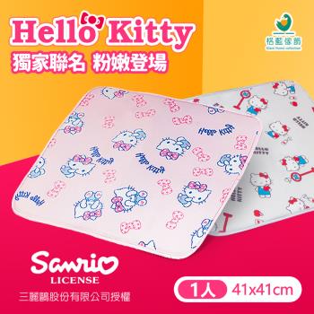 【格藍傢飾】Hello kitty授權 AIRFit氧活力涼感空氣坐墊-單人座(41x41cm)