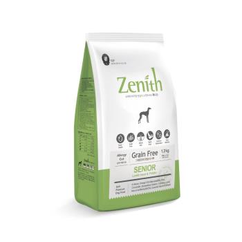 韓國Zenith先利時-頂級無穀高齡體控犬軟飼料-羊肉&雞肉 1.2kg(300g x 4包)X2入(送寵物零食*2包)