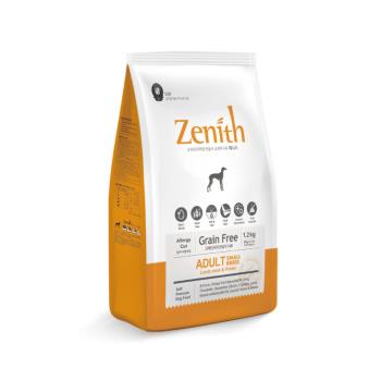 韓國Zenith先利時-頂級無穀全齡犬軟飼料-羊肉&amp;雞肉 1.2kg(300g x 4包)(送寵物零食*1包)