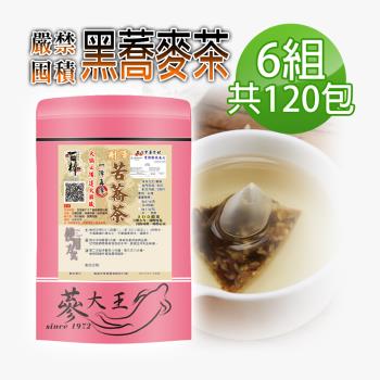 【蔘大王】黑蕎麥茶包X6組（6gX20入/組）火鍋搭檔 油切解膩 強力順暢 黑苦蕎