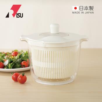 日本RISU 日本製Tritan二合一蔬果洗淨脫水/攪拌器
