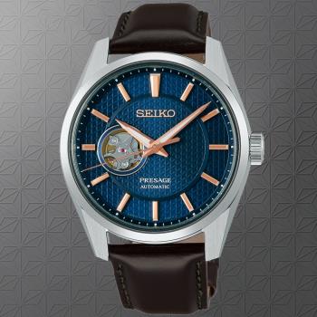 SEIKO精工 PRESAGE新銳系列開芯機械腕錶 6R38-00A0J/SPB311J1