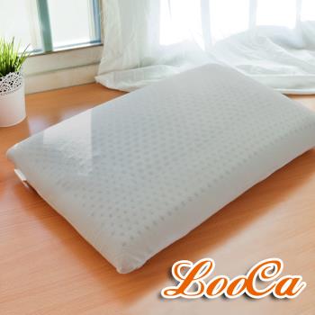 LooCa 加強護頸基本型乳膠枕(1入)-兩色選
