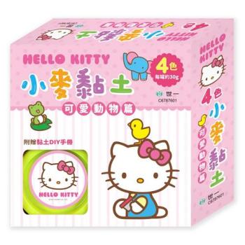 [世一文化]Kitty4色黏土-可愛動物 C6787601