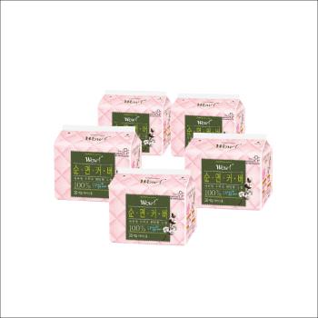 【韓國東星】WOW純棉衛生棉-超薄護墊17.5CM (20片x5包)