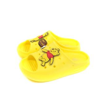 Disney 迪士尼 小熊維尼 拖鞋 中童 童鞋 黃色 D522035 no067