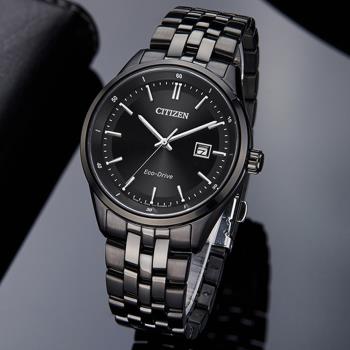 CITIZEN星辰 父親節推薦 光動能 簡約時尚腕錶 BM7565-80E