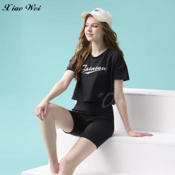 【SAIN SOU 聖手品牌】流行大女二件式短袖泳裝NO.A9222298(現貨+預購)