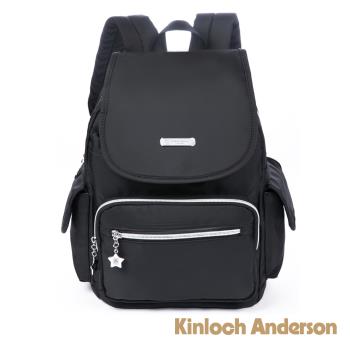 【Kinloch Anderson】城市酷玩 大容量前袋式後背包(都會黑)