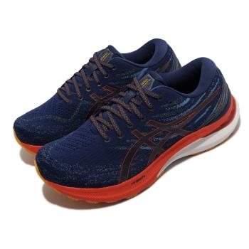 Asics 慢跑鞋 GEL-Kayano 29 藍 橘紅 男鞋 支撐型 緩震 運動鞋 亞瑟膠 亞瑟士 1011B440401 [ACS 跨運動]