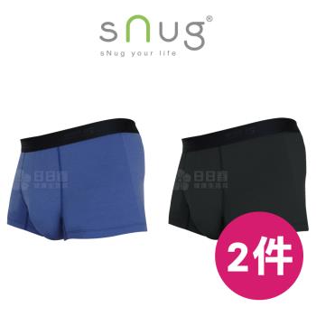 【2件組】sNug Control抗臭清新褲/平口貼身/男性內褲