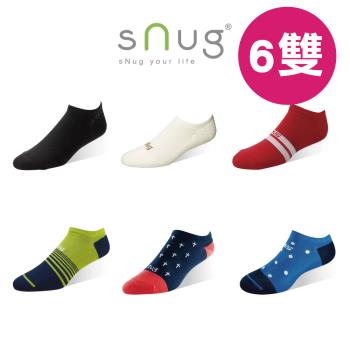 【6雙組】sNug 時尚船襪 除臭襪(船型襪/短襪)