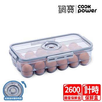 【CookPower鍋寶】雞蛋保鮮盒2600ml(BVT-2601)