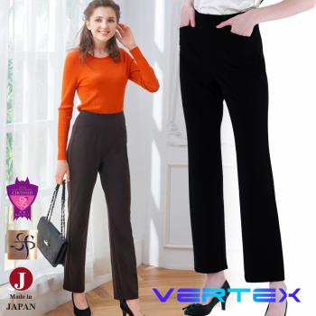【VERTEX】100%日本製-卓越合纖賞經典美型王妃褲-1件 (黑色/深藍/咖啡色)