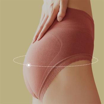 PinLe 輕塑型360° 包覆蕾絲邊中高腰內褲1件(顏色隨機)/均碼