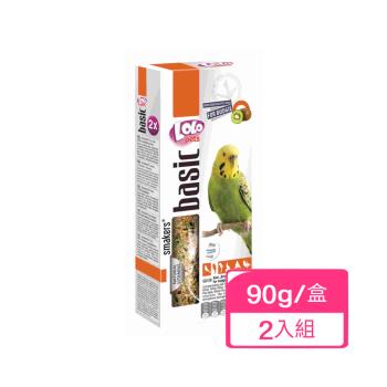 歐洲LOLO-小型鸚鵡棒棒糖(水果/奇異果) 90g/盒 x (2入組)