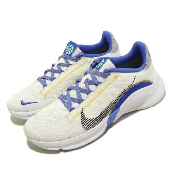 Nike 訓練鞋 Wmns Superrep Go 3 NN FK 女鞋 白 藍 針織 健身 有氧 運動鞋 DH3393-102 [ACS 跨運動]