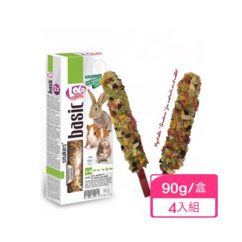 歐洲LOLO-鼠兔棒棒糖(草莓/野莓/綜合水果/蔬菜/蘋果) 90g/盒 x (4入組)