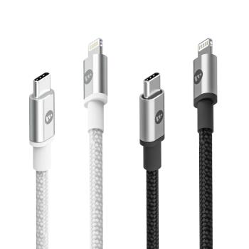 mophie MFi認證 180cm USB-C To Lightning PD編織快速充電傳輸線