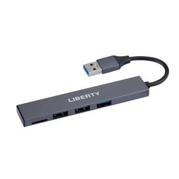 LIBERTY利百代 3+1複合式USB3.0集線器 LY-301A