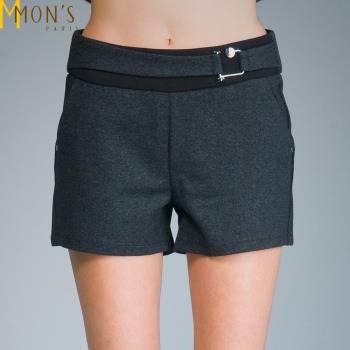 MONS 時尚俐落經典款舒適西裝短褲