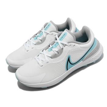 Nike 高爾夫球鞋 Infinity Pro 2 Wide 寬楦 男女鞋 白 藍 灰 緩震 高球 運動鞋 DM8449-114 [ACS 跨運動]