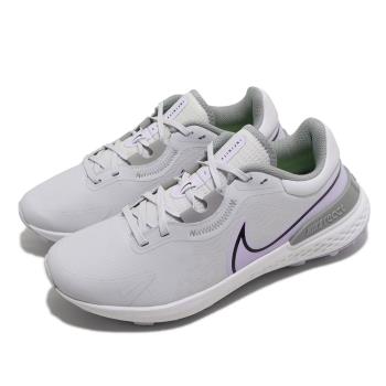 Nike 高爾夫球鞋 Infinity Pro 2 Wide 寬楦 男鞋 灰 紫 緩震 高球 運動鞋 DM8449-005 [ACS 跨運動]