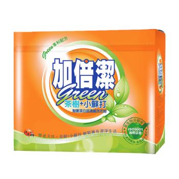【加倍潔】茶樹+小蘇打制菌潔白超濃縮洗衣粉 1.5kg x 6盒 / 箱