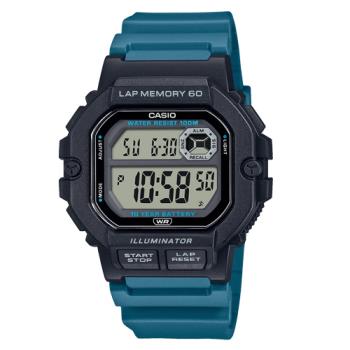 【CASIO 卡西歐】電子錶 運動訓練 十年電力 樹脂錶帶 防水100米 WS-1400H(WS-1400H-3A)