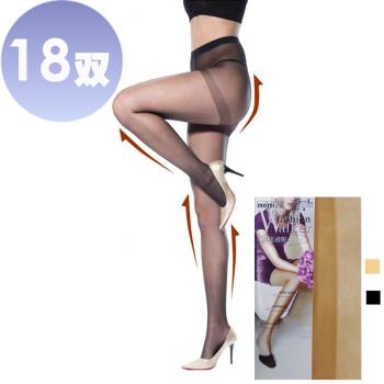 迷麗 meirei, 纖腿適壓彈性絲襪-18雙 (MIT 華貴副品牌)-行動