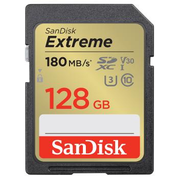 SanDisk 128GB 記憶卡 Extreme  SDXC V30/U3/C10
