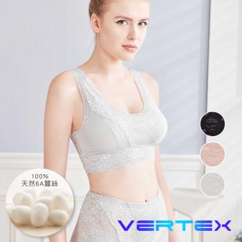 【VERTEX】透膚輕體雕蠶絲經典塑身無鋼圈內衣-1件 (黑色/灰色/粉色)