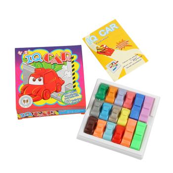 Colorland-益智玩具 汽車磚塊邏輯遊戲 親子桌遊 幼兒早教玩具(汽車解謎)
