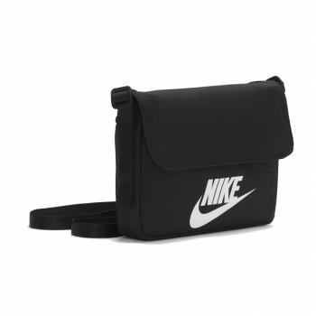 Nike 斜背包 NSW Revel Shoulder Bag 小包 外出 方包 背帶可調 黑 白 CW9300-010 [ACS 跨運動]