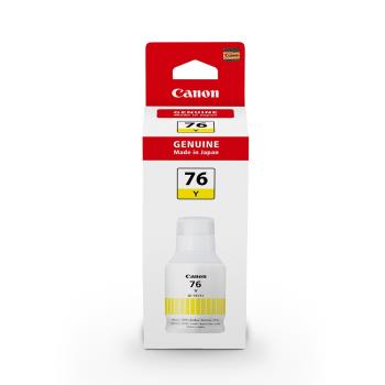 CANON GI-76Y 原廠連供黃色防水墨水 適用GX6070/GX7070