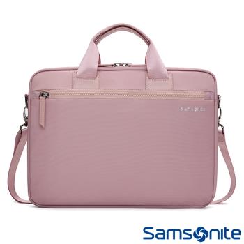 Samsonite DENDI-ICT 13.3吋筆電手提包(附肩背帶)-櫻花粉