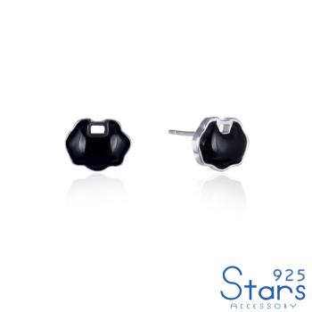 【925 STARS】純銀925復古滴釉長命鎖造型耳環 造型耳環
