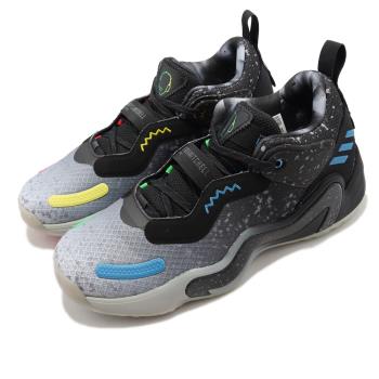 Adidas 籃球鞋 D O N  Issue 3 GCA 男鞋 黑 灰 漸層 運動鞋 緩衝 XBOX 聯名款 GW3647 [ACS 跨運動]