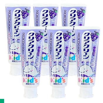 日本 kao兒童牙膏 水果口味 70g (葡萄) 6入組