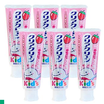 日本 kao兒童牙膏 水果口味 70g (草莓) 6入組