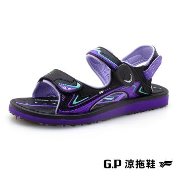 G.P 女款高彈力舒適磁扣兩用涼拖鞋G2312W-紫色(SIZE:35-39 共三色) GP