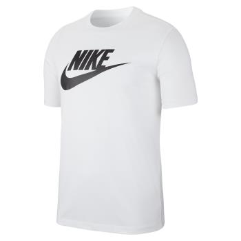 Nike T恤 NSW Logo TEE 運動 休閒 男款 基本 百搭 圓領 舒適 棉質 白 AR5005-101 [ACS 跨運動]