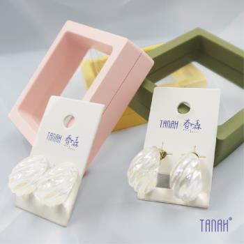 【TANAH】復古時尚 貝殼款 耳針款/耳夾款(DE008)