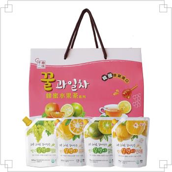 【韓味不二】花泉蜂蜜果醬茶4入禮盒組(500gx4)