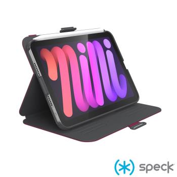 Speck iPad mini 6 (8.3吋) Balance Folio 多角度防摔側翻皮套-桃紅色             